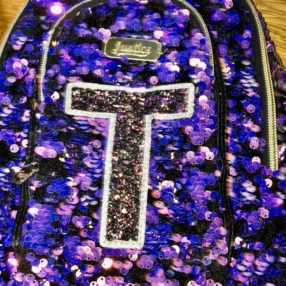 Girls Justice Small Sequins Back Pack Bag​​​​​​​​​​​​​​​​ - Picture 2 of 5